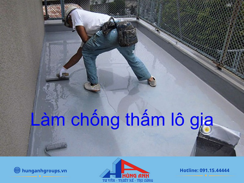 Chống thấm khu vực lô gia, ban công