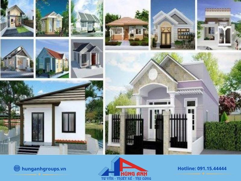 Mẫu nhà cấp 4 3 phòng ngủ trọn gói hiện đại do Hùng Anh Groups thi công tại Hà Nội