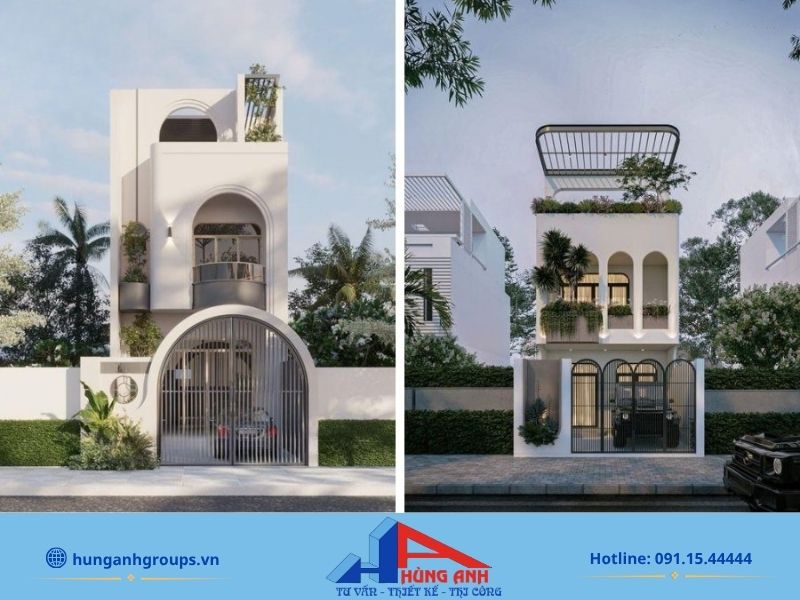 Mẫu nhà ống 2 tầng 5x20m 4 phòng ngủ khoa học cho gia đình đa thế hệ