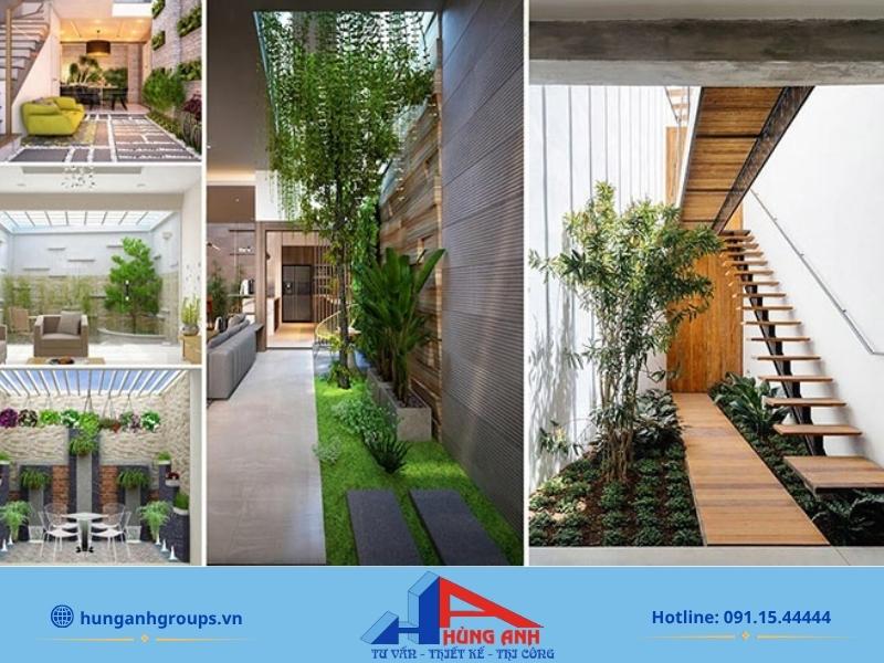 Mẫu nhà ống 2 tầng 5x20m có giếng trời xóa tan cảm giác thiếu sáng bí khí