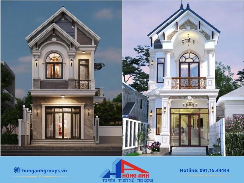 Mẫu thiết kế nhà ống 2 tầng 5x20m 3 phòng ngủ chi tiết