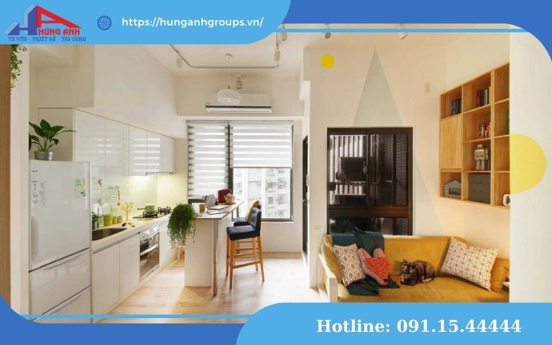 phong khach chung cu don