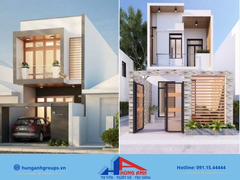 Thi công hoàn thiện mẫu nhà ống 2 tầng 5x20m tối ưu chi phí vật tư