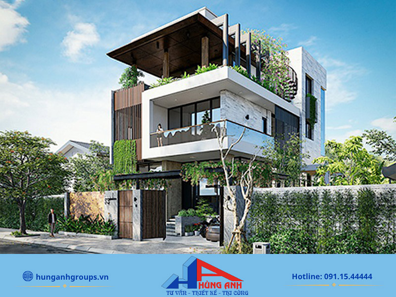 Thiết kế biệt thự đẹp và phù hợp đông ấm, hè mát