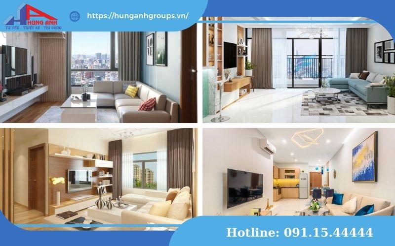 thiết kế phòng khách chung cư