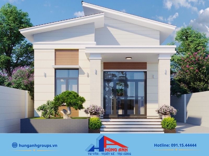 Dự toán chi phí xây nhà cấp 4 3 phòng ngủ 80m2 mái tôn móng đơn