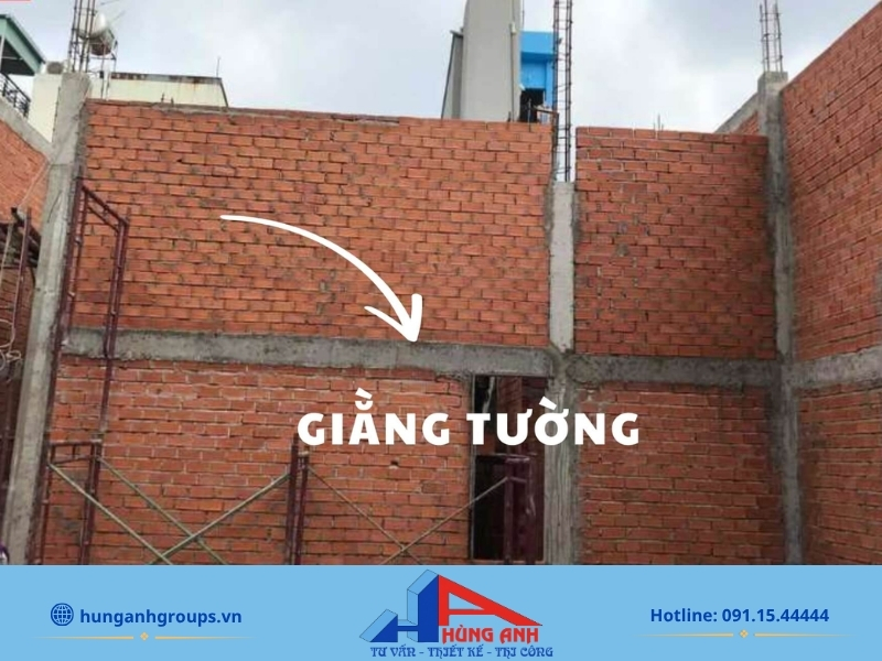 Giằng tường là gì? Cấu tạo, phân loại và tiêu chuẩn thi công Giằng tường là gì?