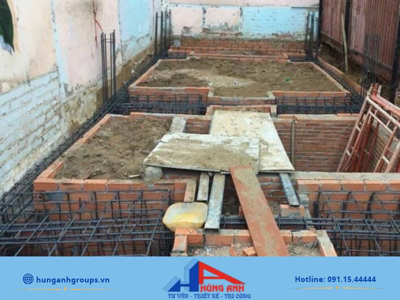 Độ sâu của móng nhà 2 tầng
