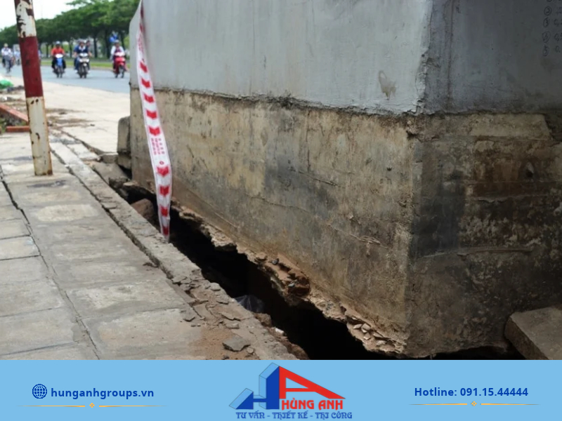 Móng nhà trên nền đất yếu: Hướng dẫn chọn móng và xử lý chống lún Lún không đều gây nứt tường, biến dạng kết cấu