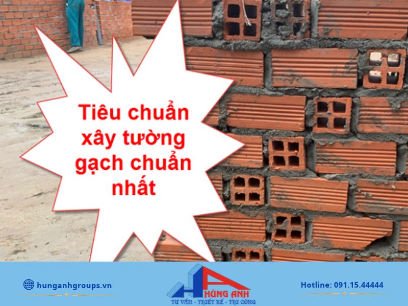 Tiêu chuẩn của 1m² tường gạch thông thường