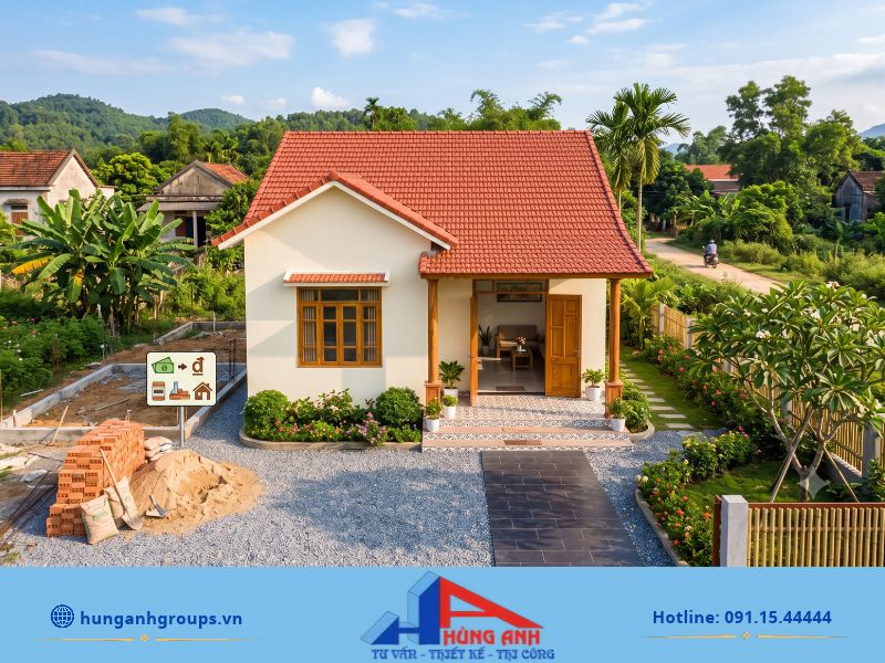 Xây nhà cấp 4 60m2 hết bao nhiêu tiền? Dự toán chi tiết 2026 Chi phí xây nhà cấp 4 60m2