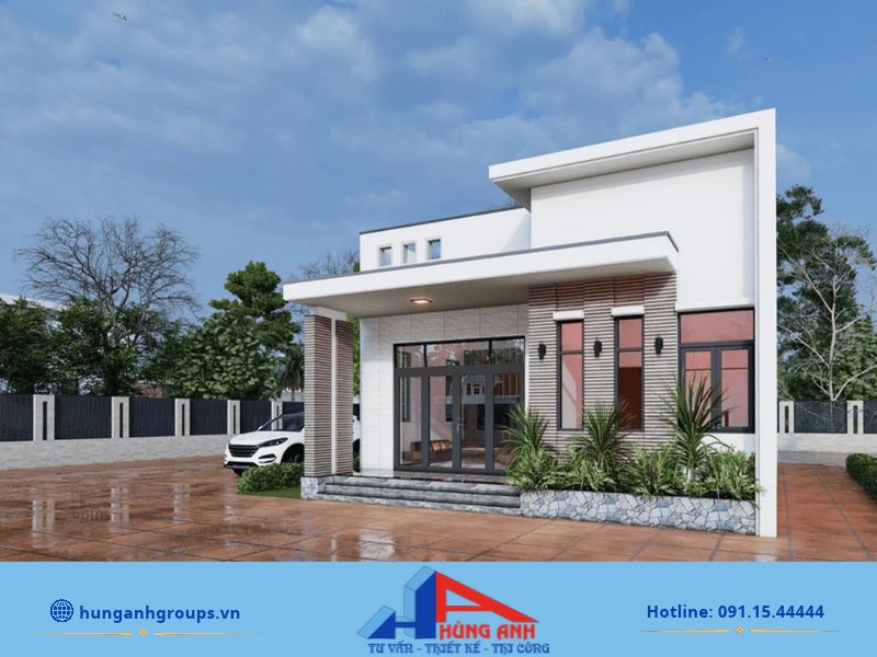 Xây nhà cấp 4 60m2 hết bao nhiêu tiền? Dự toán chi tiết 2026 Nhà cấp 4 60m2 mái bằng