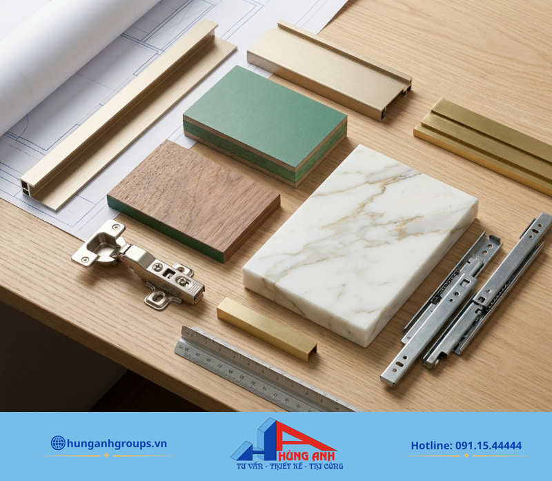 Chốt mẫu vật liệu và phụ kiện trước khi sản xuất giúp đảm bảo độ bền và kiểm soát ngân sách.