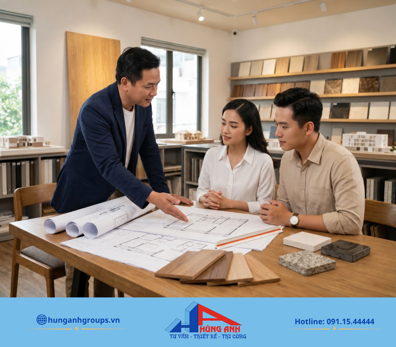 Thi công nội thất trọn gói, hạn chế phát sinh chi phí ẩn So sánh chi tiết mã vật tư và khối lượng giúp nhận diện báo giá minh bạch, hạn chế phát sinh.