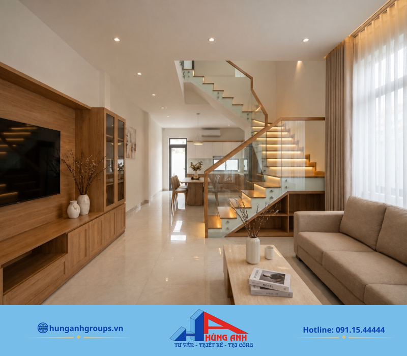 Thi công trọn gói giúp kiểm soát chất lượng từ xưởng sản xuất đến lắp đặt mà không qua trung gian.