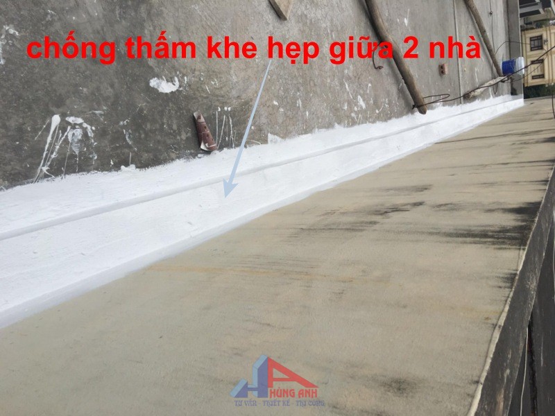 chống thấm khe giữa 2 nhà