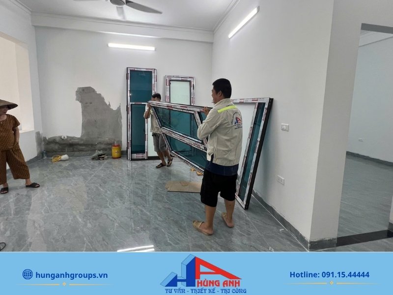 Báo giá hoàn thiện nhà ống | Bóc tách minh bạch 2026 Lắp đặt cửa nhôm kính và thiết bị nội thất hoàn thiện nhà ống trọn gói.