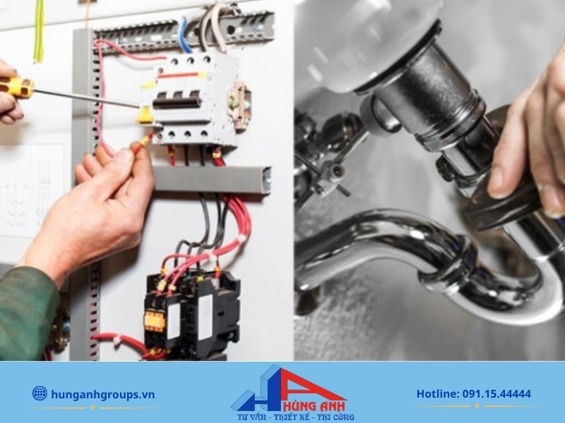 Báo giá hoàn thiện nhà ống | Bóc tách minh bạch 2026 Lắp đặt hệ thống điện nước âm tường chuẩn kỹ thuật cho nhà ống