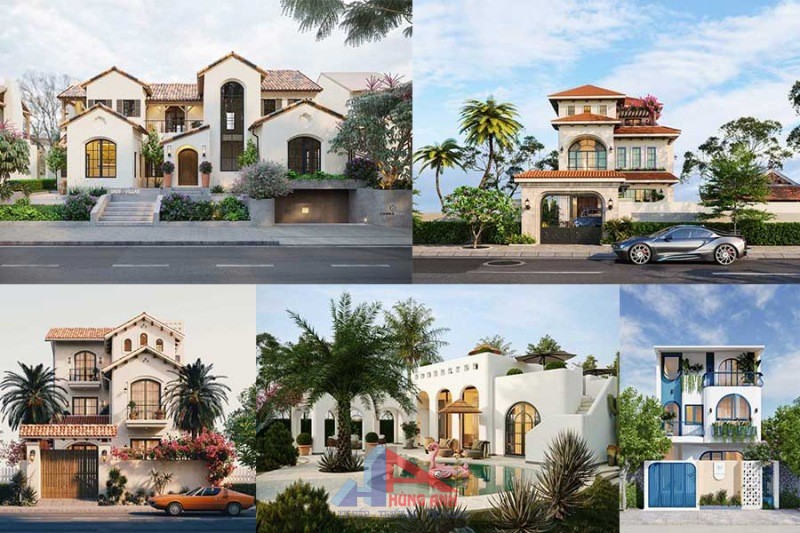 biệt thự phong cách địa trung hải