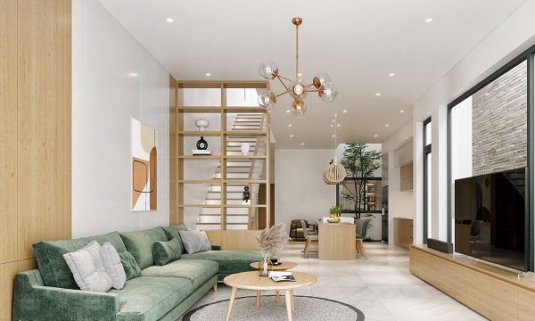 thiết kế nội thất tối giản
