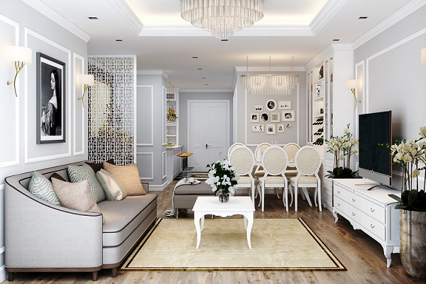 Phong cách thiết kế nội thất tân cổ điển