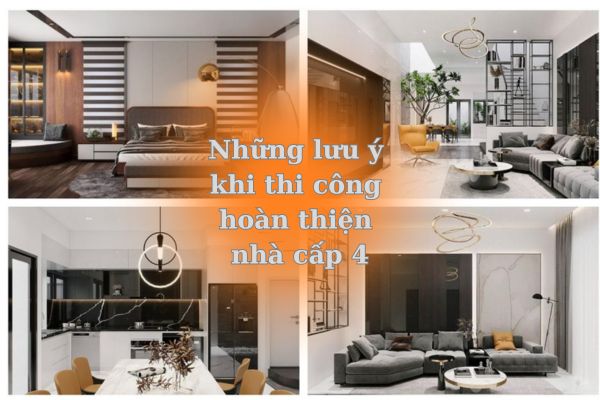 Lưu ý khi thi công hoàn thiện nhà