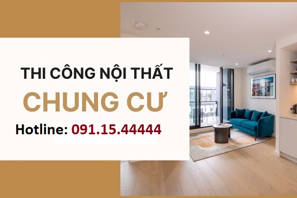 dịch vụ thi công nội thất chung cư