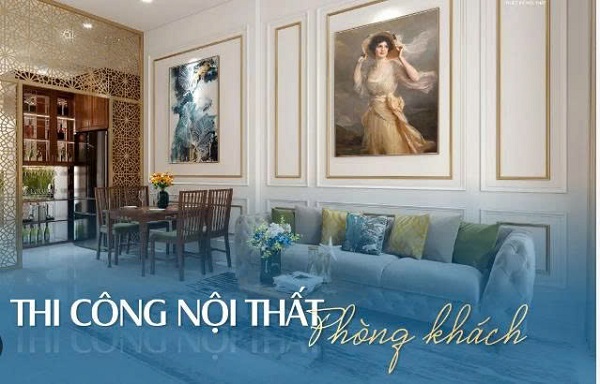 thi công nội thất phòng khách