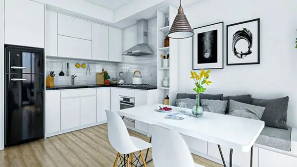 thi công nội thất phòng bếp