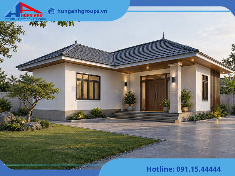 Hùng Anh Groups nhận thiết kế nhà cấp 4 trọn gói
