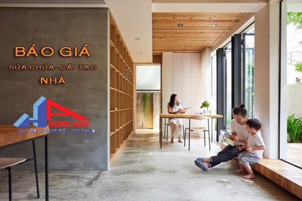 giá sửa chữa cải tạo nhà