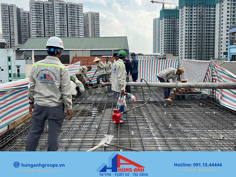 Cấu tạo sàn bóng (BubbleDeck) và quy trình thi công sàn bóng Thi công sàn bê tông thường ở công trình nhà ở dân dụng