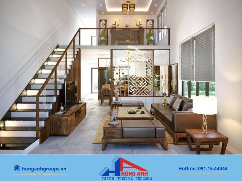 99+ Mẫu nhà cấp 4 chữ L đẹp, hiện đại, tối ưu chi phí 2026 Gác lửng giúp mở rộng không gian phòng làm việc yên tĩnh mà vẫn tối ưu chi phí