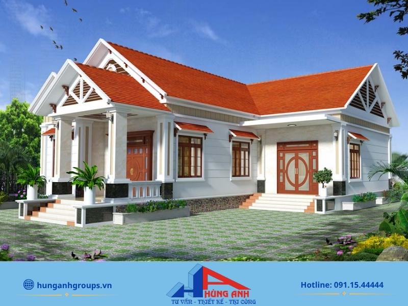 99+ Mẫu nhà cấp 4 chữ L đẹp, hiện đại, tối ưu chi phí 2026 Kiến trúc nhà chữ L truyền thống lưu giữ vẻ đẹp mộc mạc, bình dị