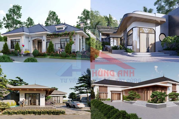 mẫu nhà cấp 4 chữ l hiện đại