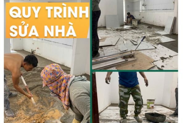 quy trình sửa nhà