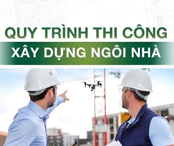quy trình xây nhà trọn gói