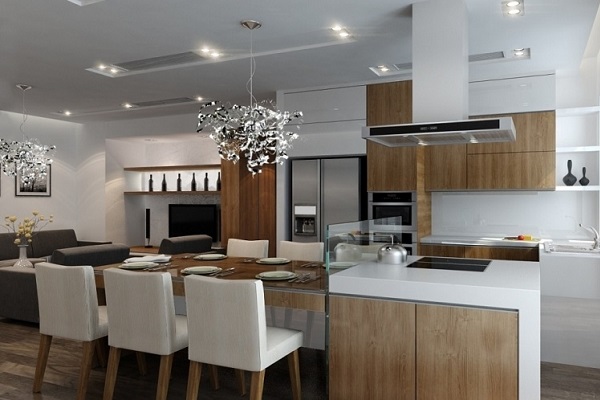 thiết kế phòng bếp nhà chung cư