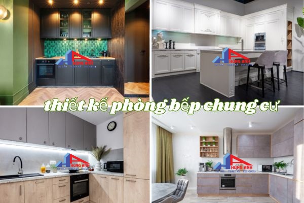 thiết kế phòng bếp chung cư