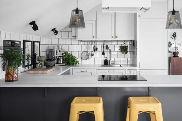 phòng bếp phong cách scandinavian