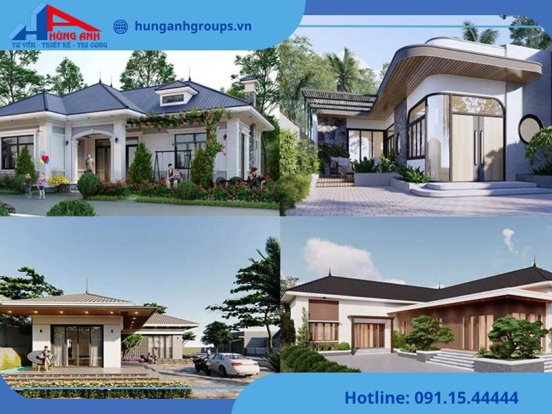 Tổng hợp các mẫu nhà cấp 4 chữ L đẹp