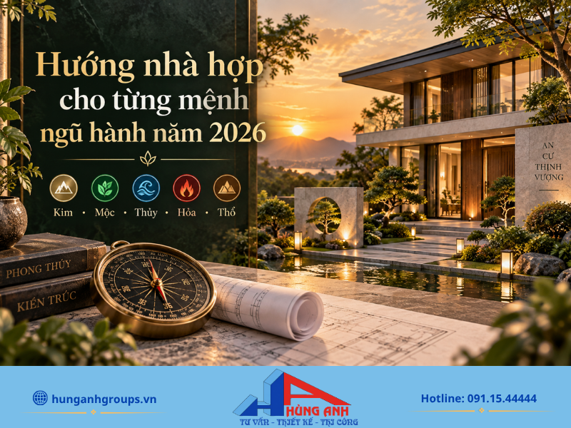 Ứng dụng quy luật tương sinh tương khắc ngũ hành giúp gia chủ chọn hướng nhà thu hút sinh khí tốt nhất.