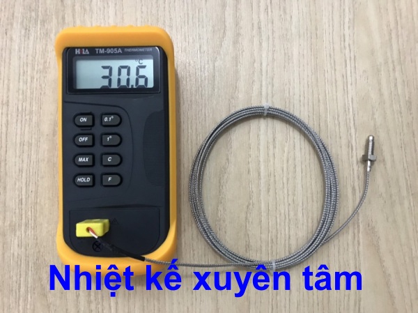 nhiệt kế xuyên tâm đo nhiệt độ bê tông tươi
