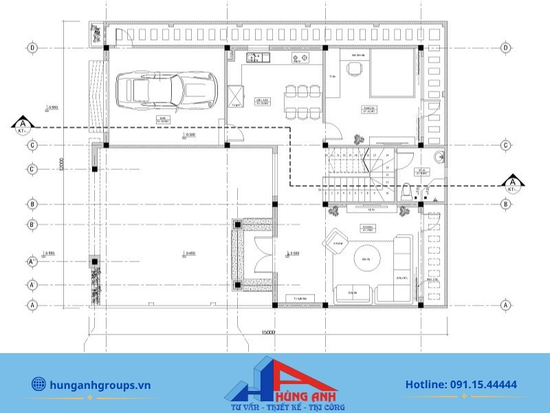 Thiết kế biệt thự 2 tầng tại Hà Nội | Mẫu đẹp, xu hướng 2026 Bản vẽ chi tiết mặt bằng tầng 2 mẫu thiết kế biệt thự 2 tầng tối ưu không gian sinh hoạt