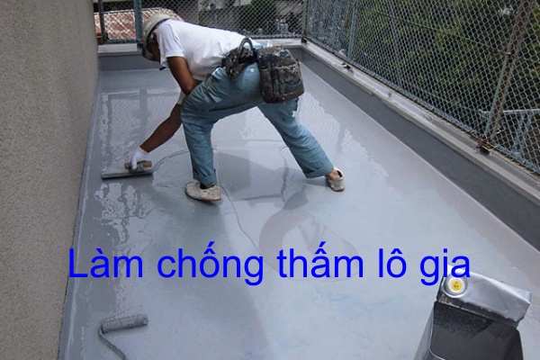 chống thấm lô gia bằng dung dịch gốc xi măng