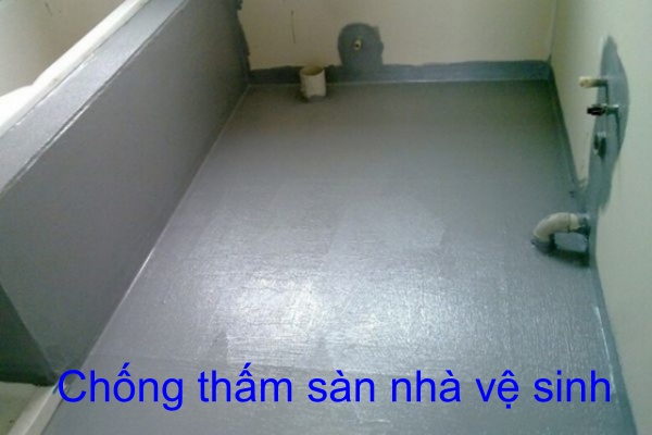 biện pháp chống thấm sàn nhà vệ sinh