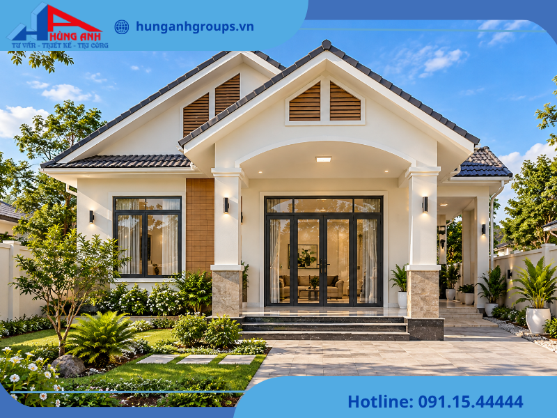 nhà cấp 4 2 phòng ngủ