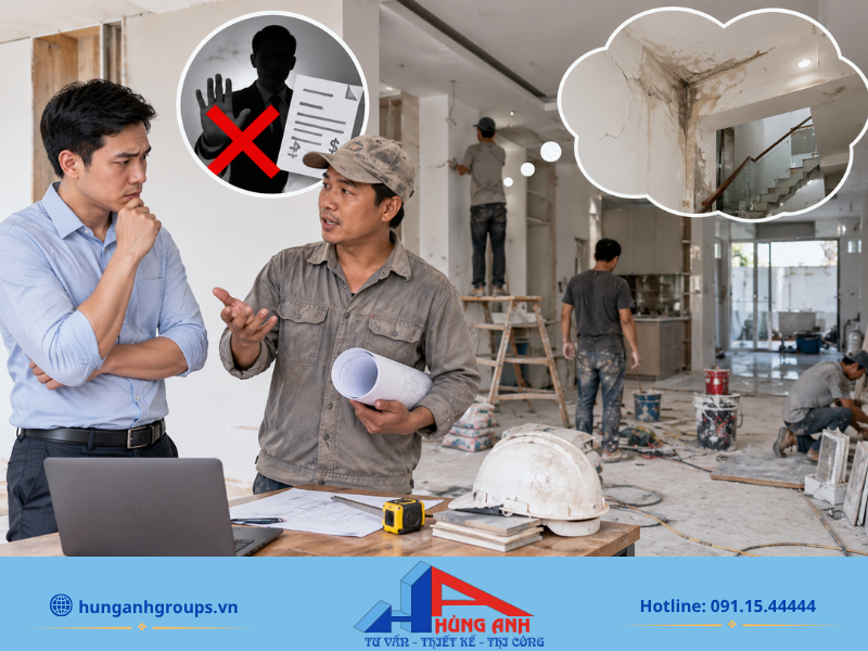 Chọn đúng đơn vị thi công uy tín giúp bạn tránh được những lỗi kỹ thuật và bảo vệ độ bền của công trình.