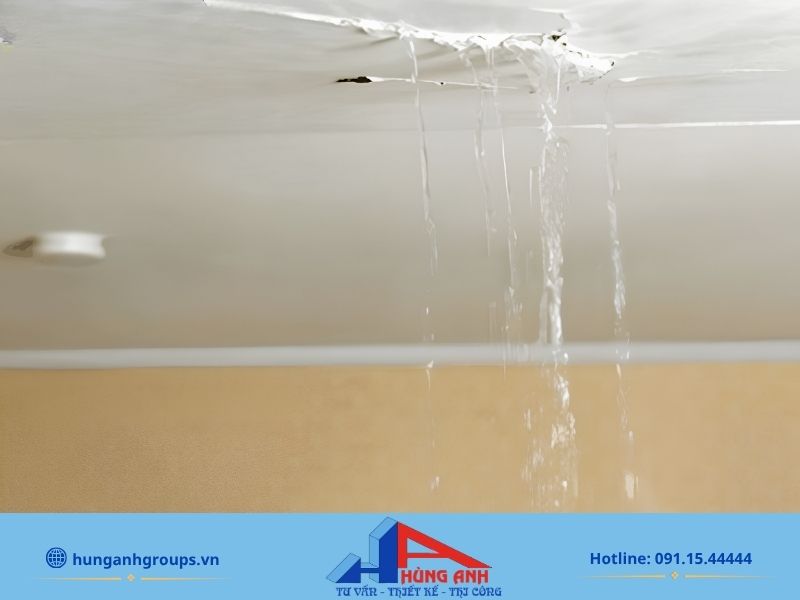 Trần nhà bị nứt thấm nước: Nguyên nhân & Xử lý dứt điểm 100% Nguyên nhân khiến trần nhà bị nứt thấm nước