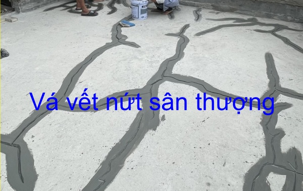 xử lý vết nứt sàn
